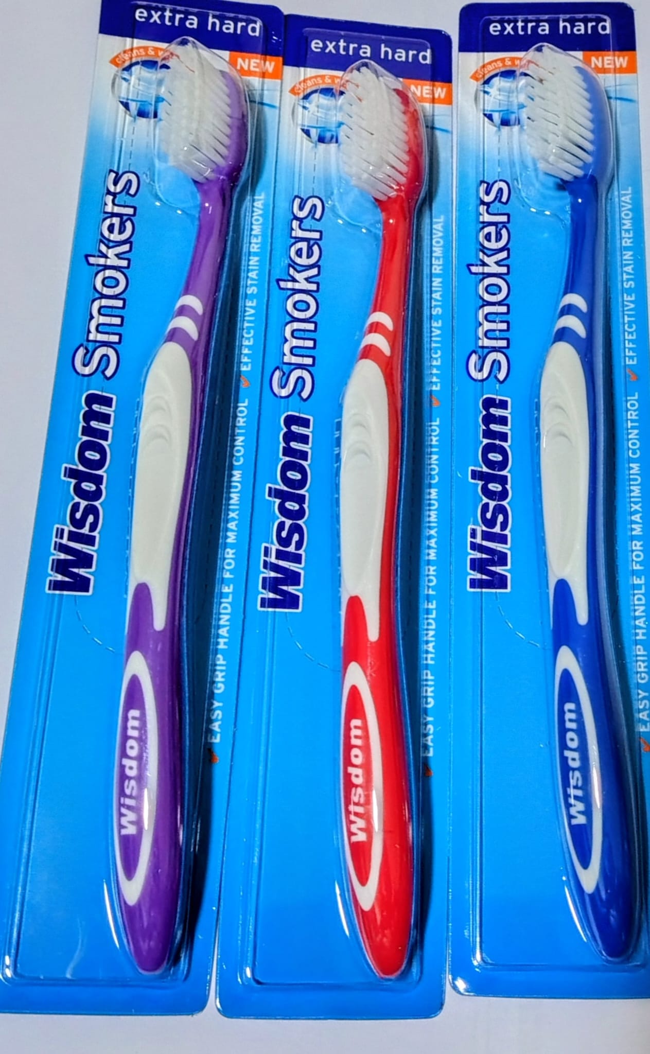 2*Addis Extra hard Smoker Tooth Brush(Wisdom)