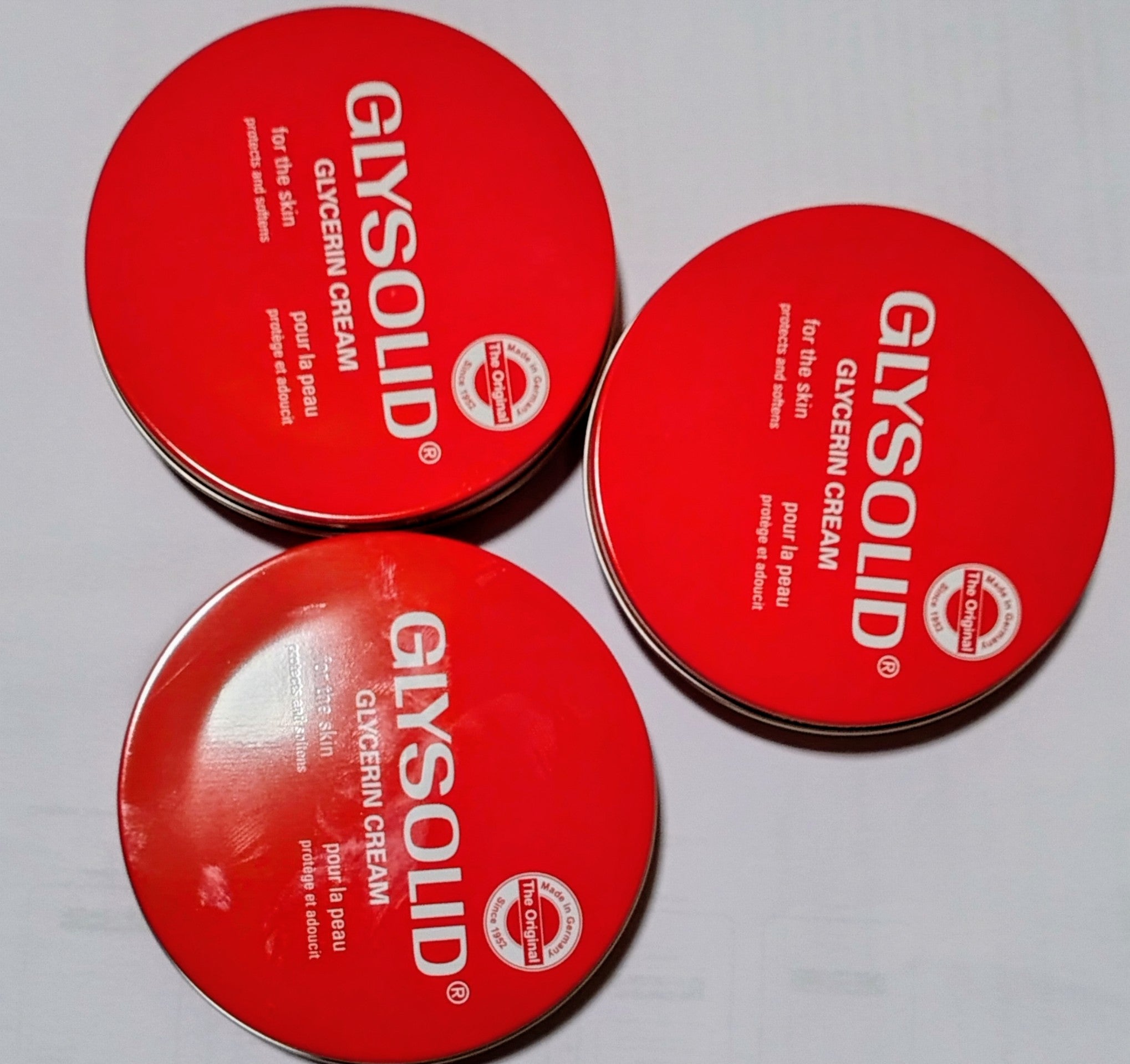 3*Glysolid Glucerin Cream (125 ml Each, total 3 creams)
