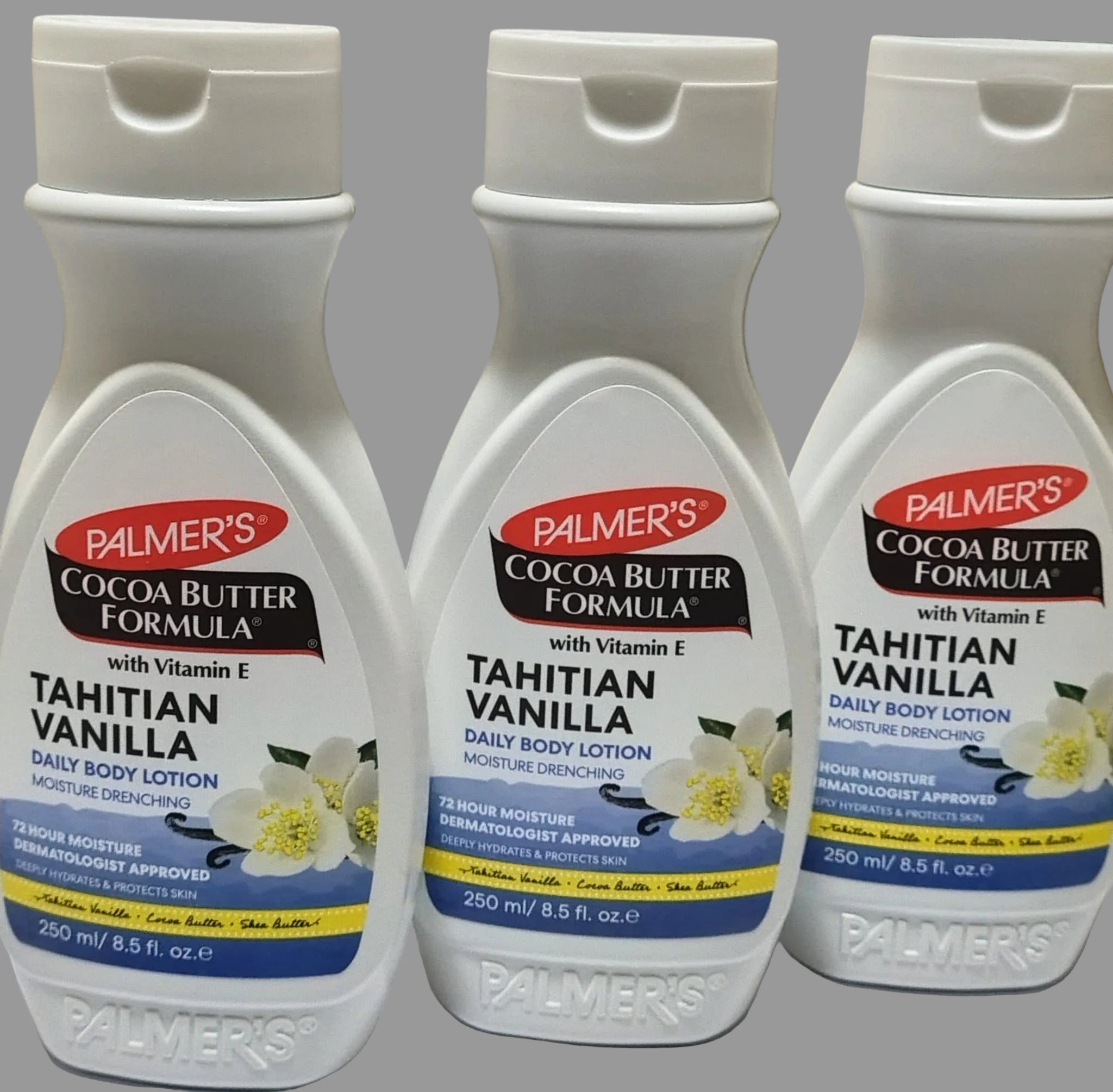 3* Palmer's Tahitian Vanilla Lotion (250 ml each Total 3 bottles)