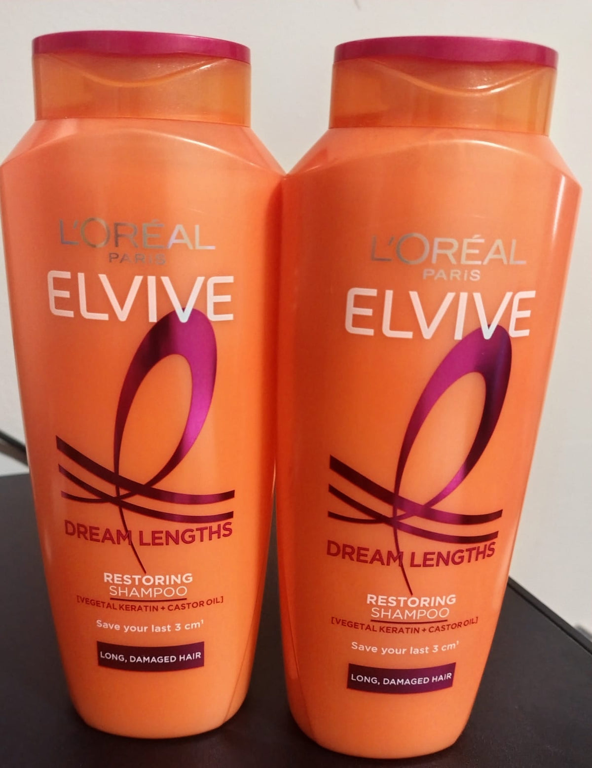L'OREAL Paris ELVIVE (400ml each) Dream Length Shampoo, pack of 2