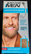 Just For men Moustache & Beard colour (M-35) Medium Brown Pack of 1